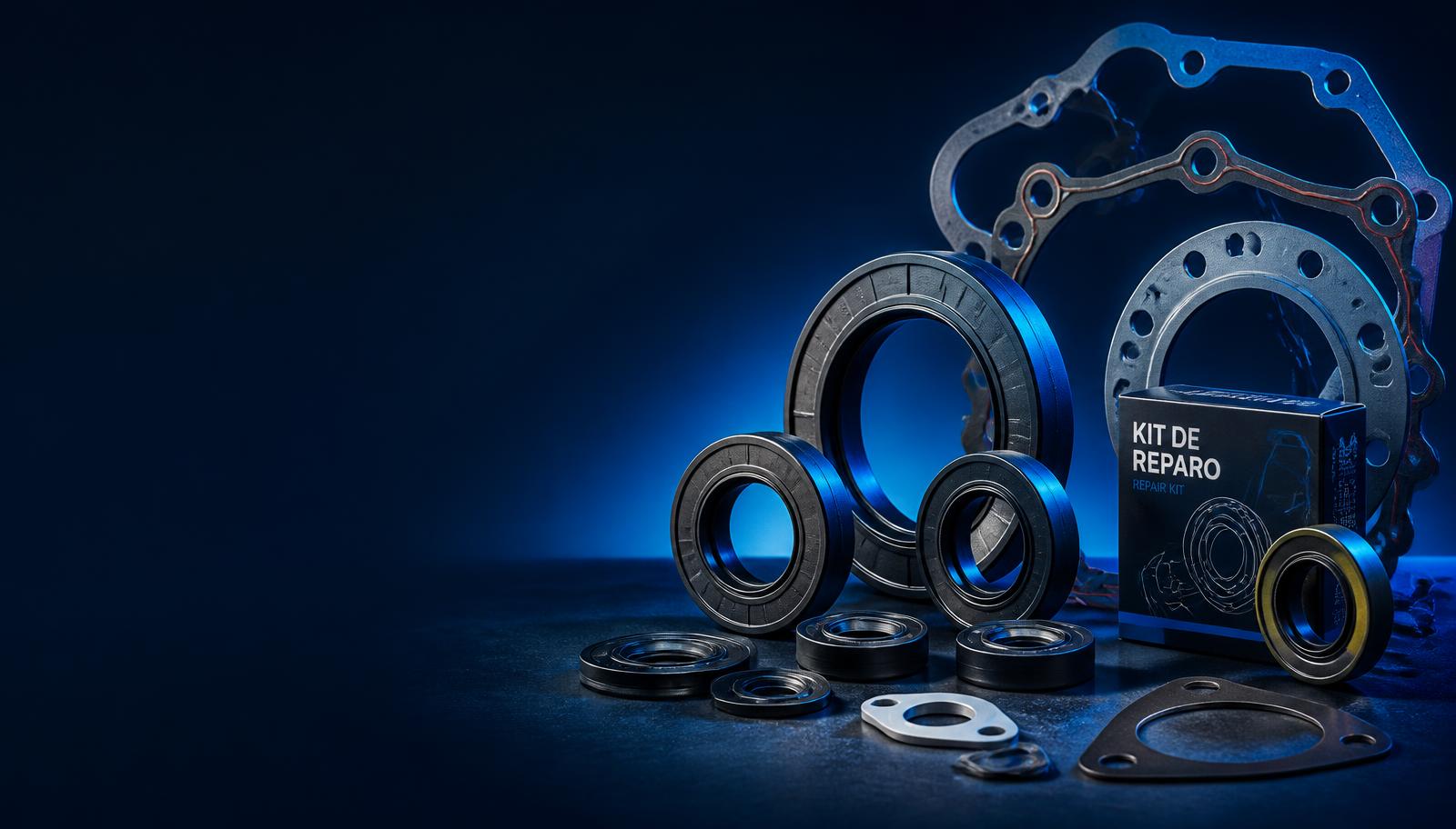 Retentores, juntas e kits de reparo automotivos